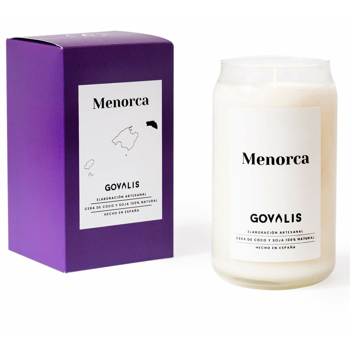 

GOVALIS Menorca Ароматическая Свеча (500 г) TU прозрачный