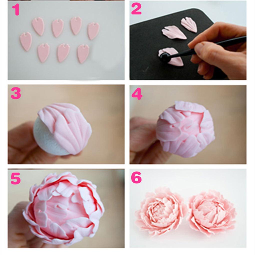 4 stk Blomsterblader Mønster Skjæremaler Kakeformer Sett Slitesterke Kakeskjærere Dekorasjonstilbehør Husholdningsbruk