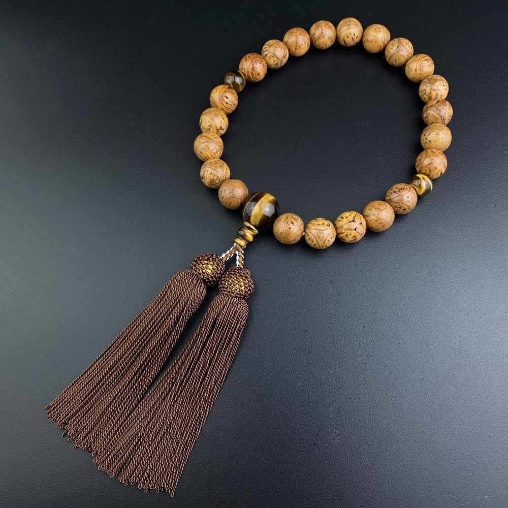 Prayer Beads for 22 Long Eye Bodhi Tiger Eye Informal Prayer Includes Prayer Common To Memorial Memorial Indian Dragon Badai Tiger Tiger Eye Stone