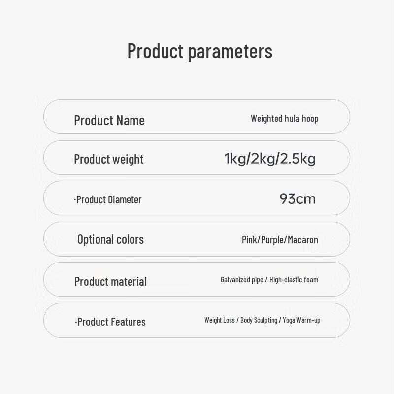 Longchan Fat Burning Hula Hoop