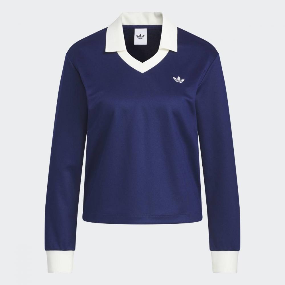 Adidas V Neck Ls Regular Fit naVy Kd1471