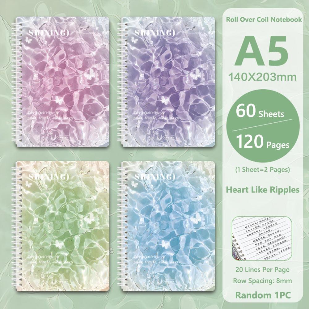 A5 Spiral Notebooks Color Hand Account Book Thickened Notepad  Gift