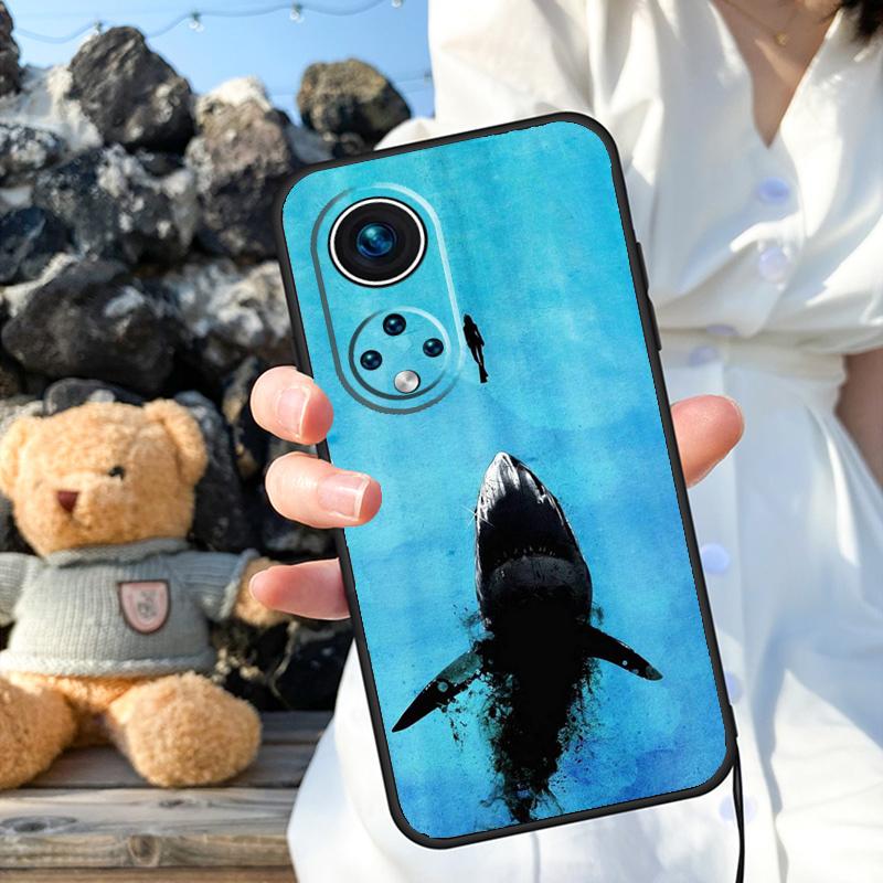 

Чехол Shark Ocean Fish для Honor Magic 6 5 Lite Pro 50 70 90 Honor X8b X9b X6 X7 X8 X9 X6a X7a X9a X8a Honor X6a