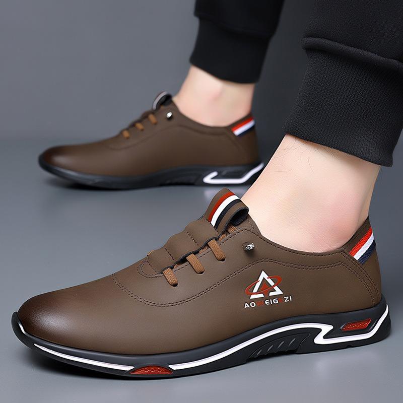 Herren Freizeitschuhe Britischer Stil Formeller Schuh Bequem Atmungsaktiv Flach Herren Outdoor Fahrschuhe Laufschuhe Para Hombre
