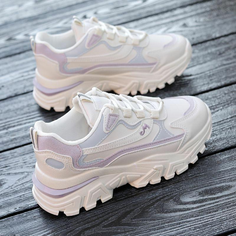 Модные зимние женские новые хлопковые туфли на толстой подошве — фото 5