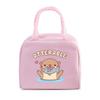 Cute Otter Printing Lunch Bags Women Portable Insulated Tote Bags Cartoon Otter Sloth Graphics Thermal Foods Eco Kids Lunch Bags