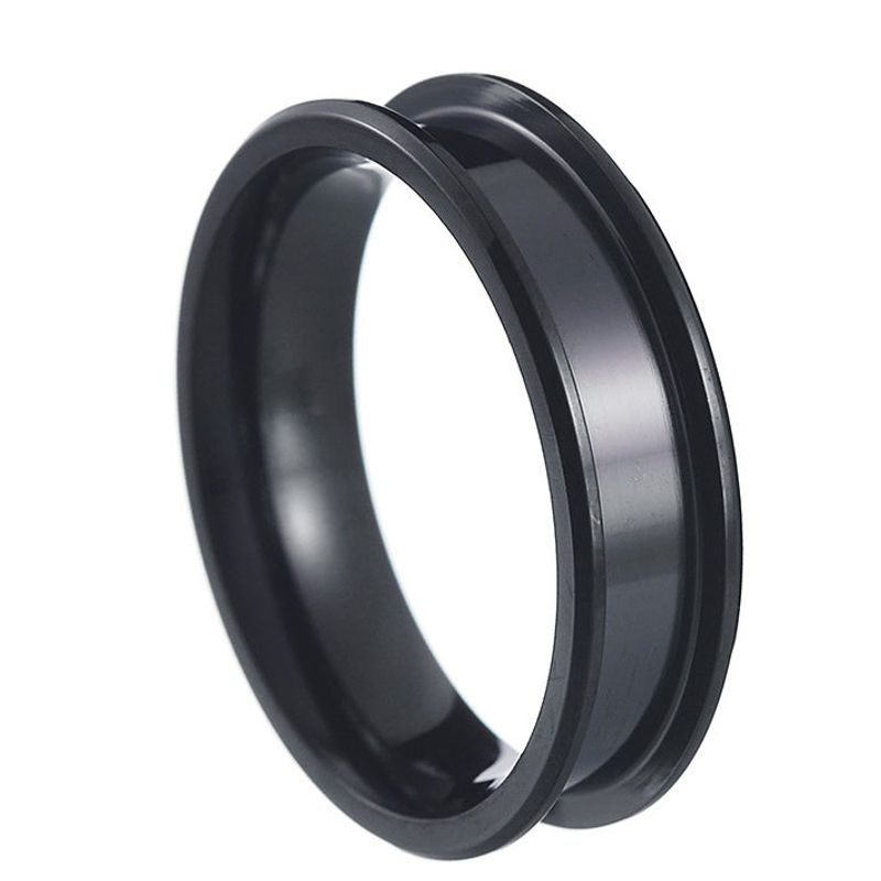 Fashion Popular Jewelry Ornament DIY Handmade Titanium Steel Ring Ring Ring Eardrop Frame 304 Stainless Steel Accessories Thumb Ring