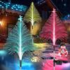 LED Solar Jellyfish Lamp: Seven-Color Stainless Steel Waterproof Outdoor Garden Light