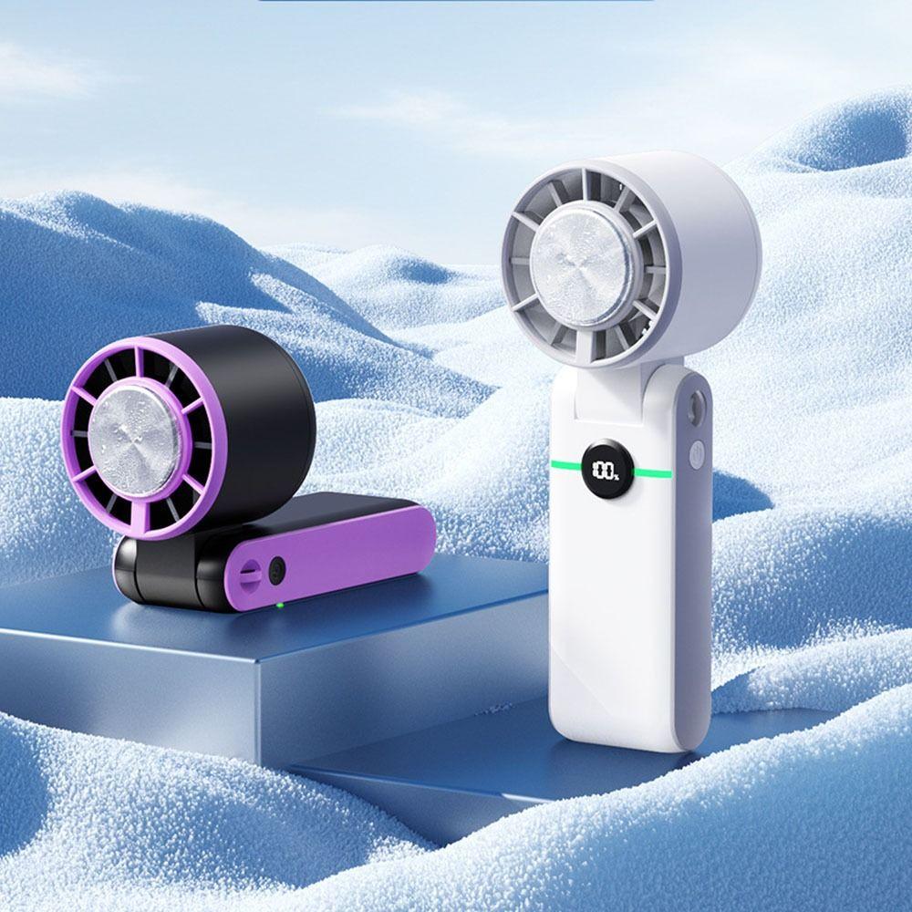 Semiconductor Refrigeration Mini Handheld Fan Powerful Turbo Fan Cooling Fan