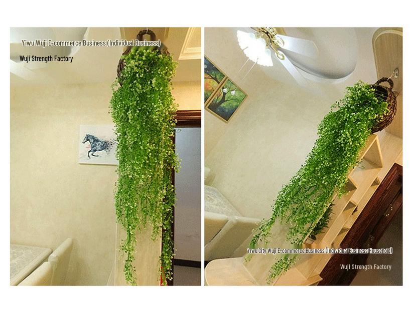 Wisteria Vine Artificial Silk Flower Wall Hanging for Indoor Decoration