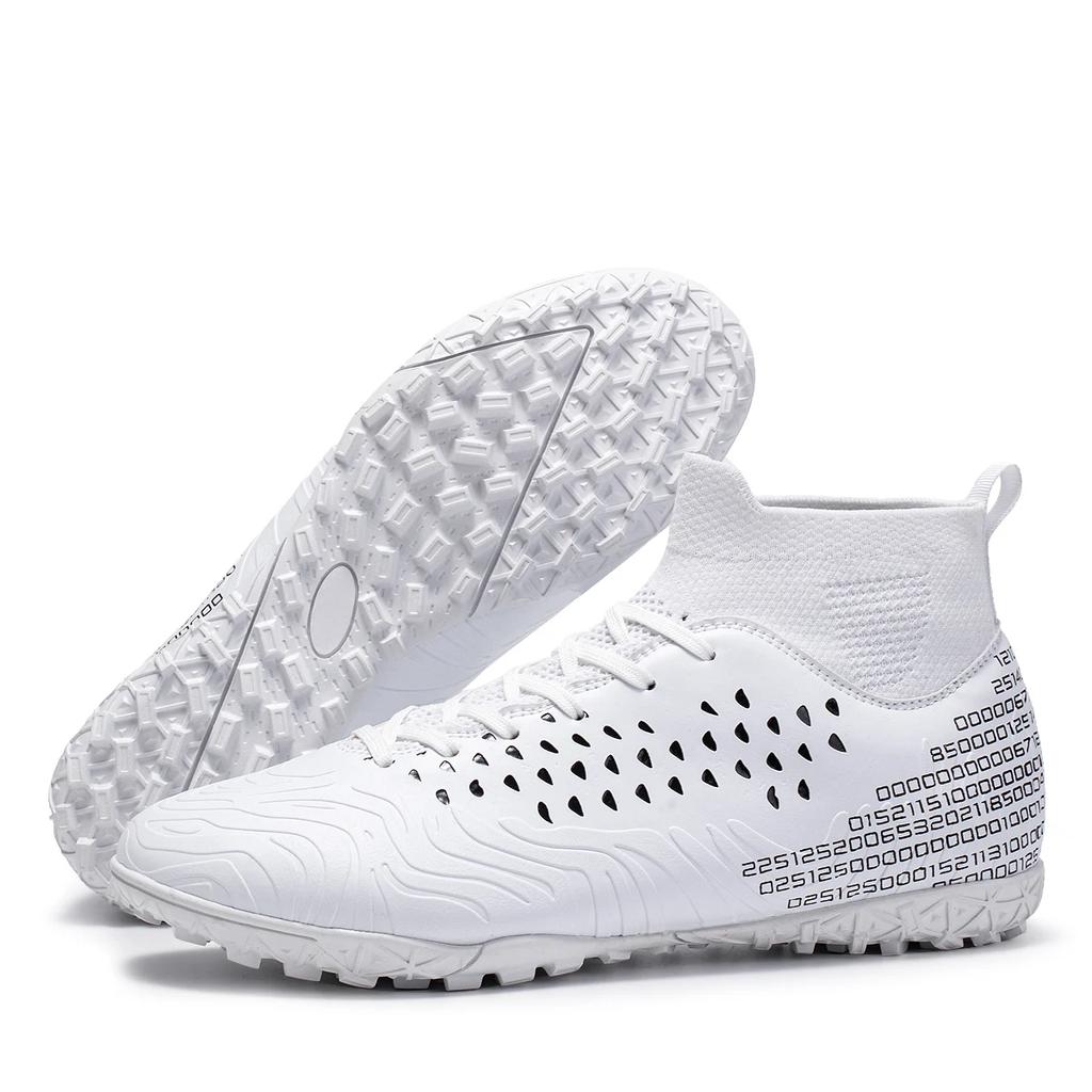 Fashion Fashion Football Boots High-top Professional Field Man Anti-Slip Soccer Cleats for Men Long Spike Grass Training Adults Soccer Shoes