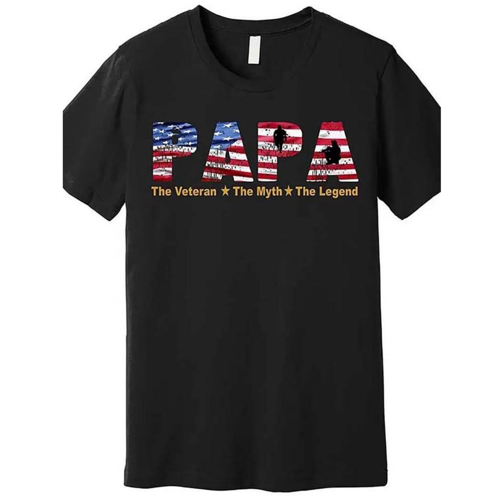 Papa Der Veteran Der Mythos Die Legende Premium T-Shirt 563356 Lustig Männer039;S Kurzarm Unisex T-Shirt