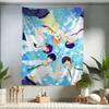 Colorful Anime Free Tapestry Wall Hanging  Hippie Features Bohemian Mandala Elements Wall Hanging Sheets for HomeDorm Decor