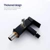 Brushed Gold Bidet Faucet Bathroom Sink Tap 360 Swivel Round Nozzle Square Hot And Cold Mixer Deck Mounted
