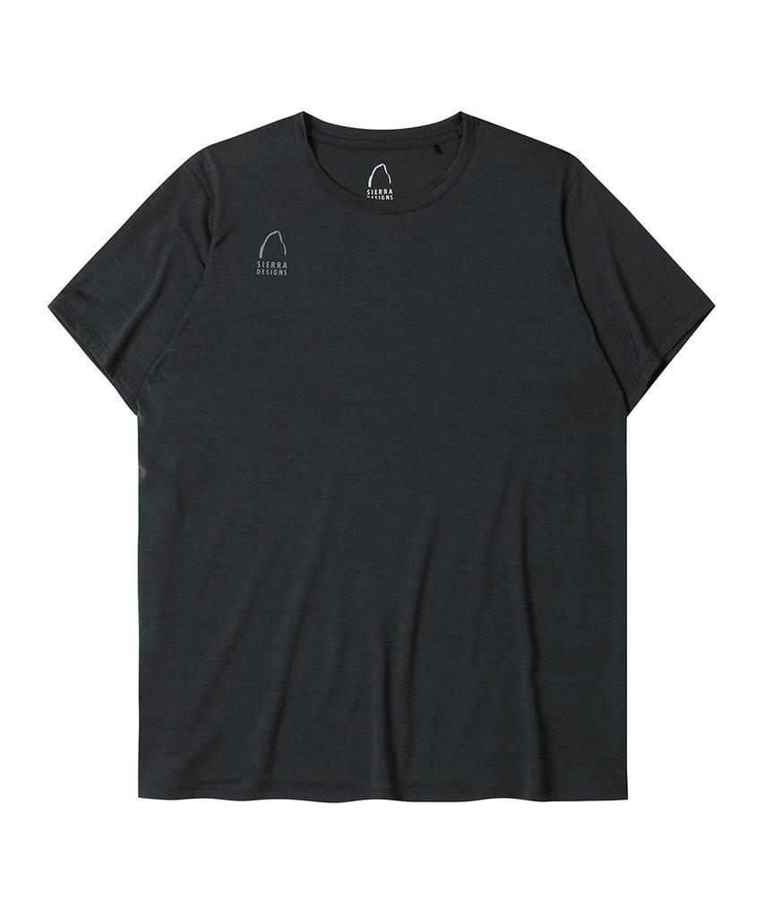SIERRA DESIGNS W) Sierra Wool Forest Short Sleeve Navy