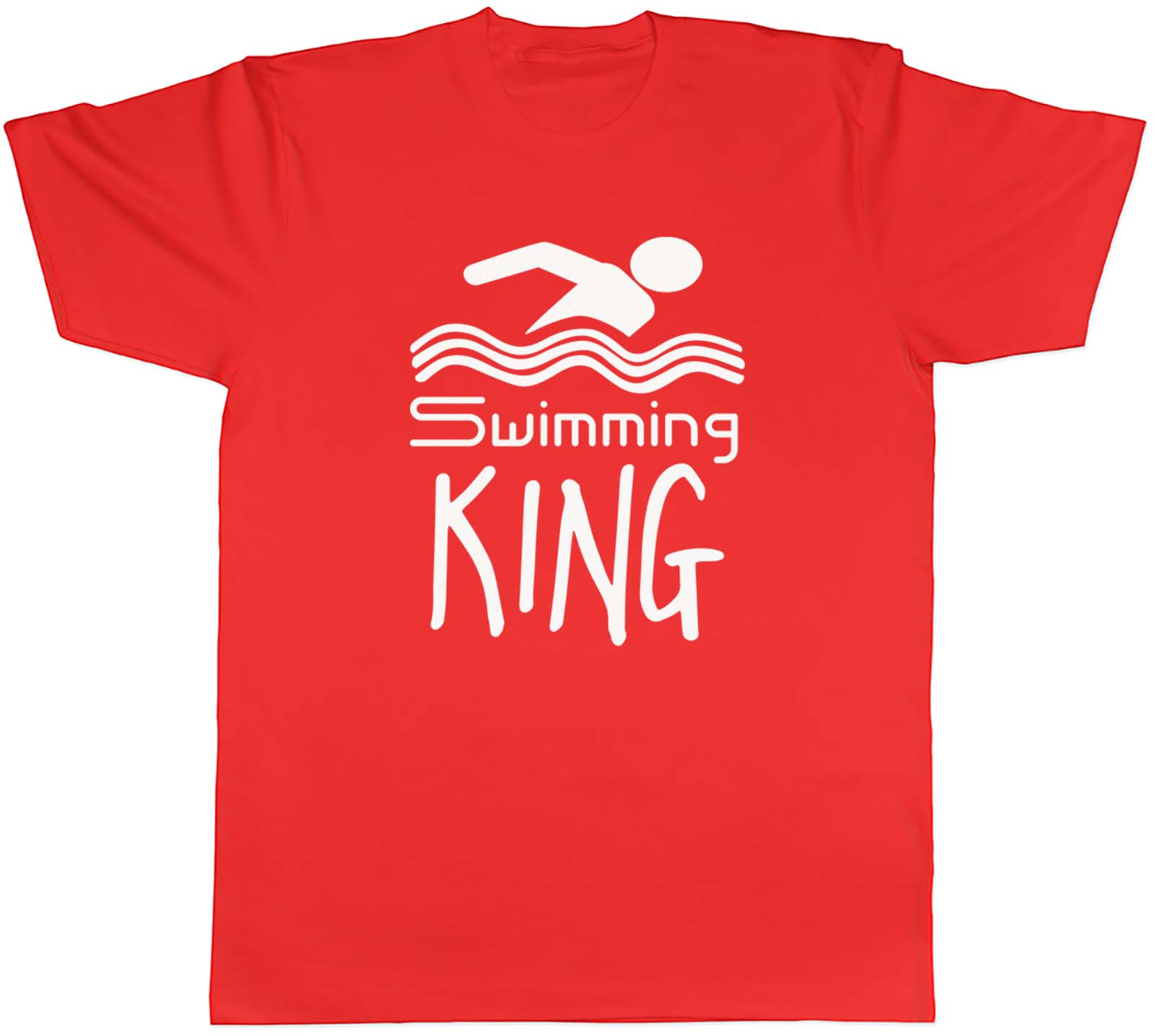 Swimming King Unisexs Unisex TShirt Tee S