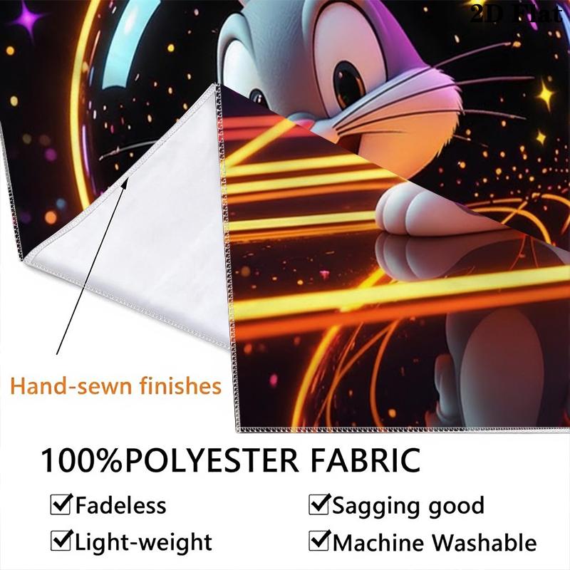 Bugs Bunny Wall Tapestry Aesthetic Wall Hanging Printed Fabric Blanket Decorative Tapestries for Bedroom Living Room Home Decor