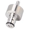 2Pcs Stainless Steel Carbonation Cap Forced Carbonation PET Bottle Filling CO2 Coupling Cap for Soda Beer Home Beverages