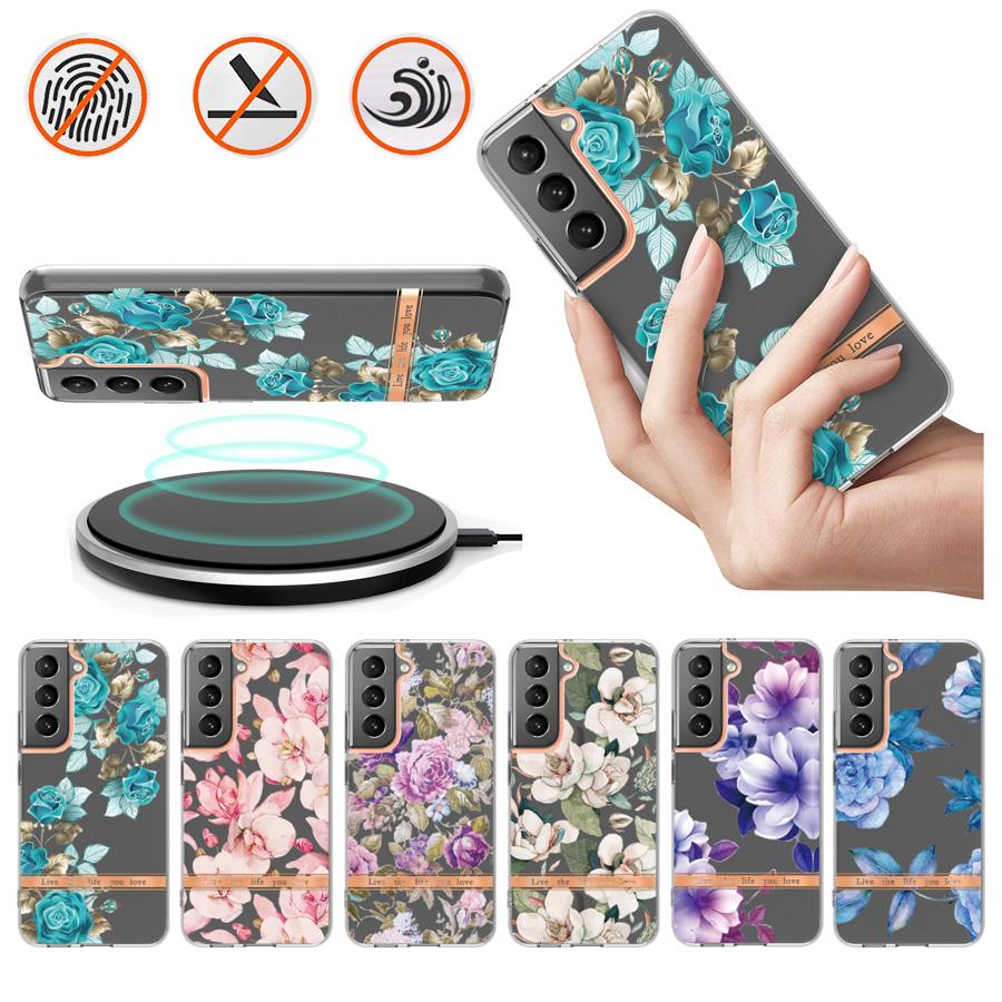 

Для iPhone 11 12 13 Pro Max Чехол Цветы Графический Амортизирующий Гибкий Мягкий ТПУ Резиновая Защитная Задняя Крышка Для Samsung Galaxy Xiaomi Moto OPPO