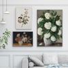 Vintage Flower Nordic Posters, Canvas Painting, Modern Wall Art, Beige Gallery Decor, Picture for Living Room Interior