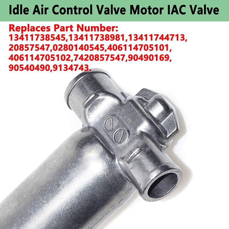Idle Air Control Valve (Iac Valve) 0280140545 Compatible With Bmw 323I, 325I, 328I, 525I, 528I, M3, X5, Z3, Z4