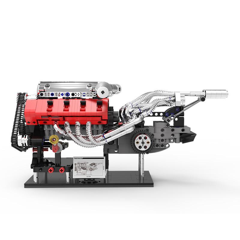 Crossen Ferrari F401 Engine Model Building Blocks Toy