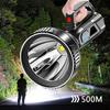 New High Power LED Flashlight Waterproof Fishing Lantern Torch USB Rechargeable Powerful Spotlight Searchlight Camping Lamp