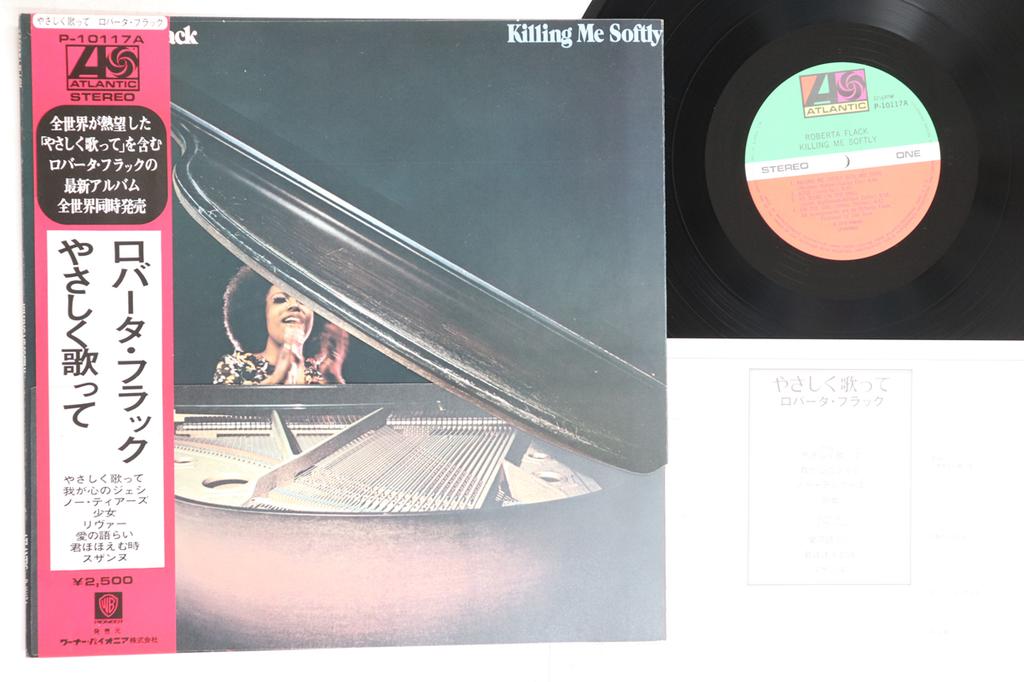 LP Record ROBERTA FLACK - Killing Me Softly P10117A ATLANTIC 1973 Japan Obi Soul/Funk Used