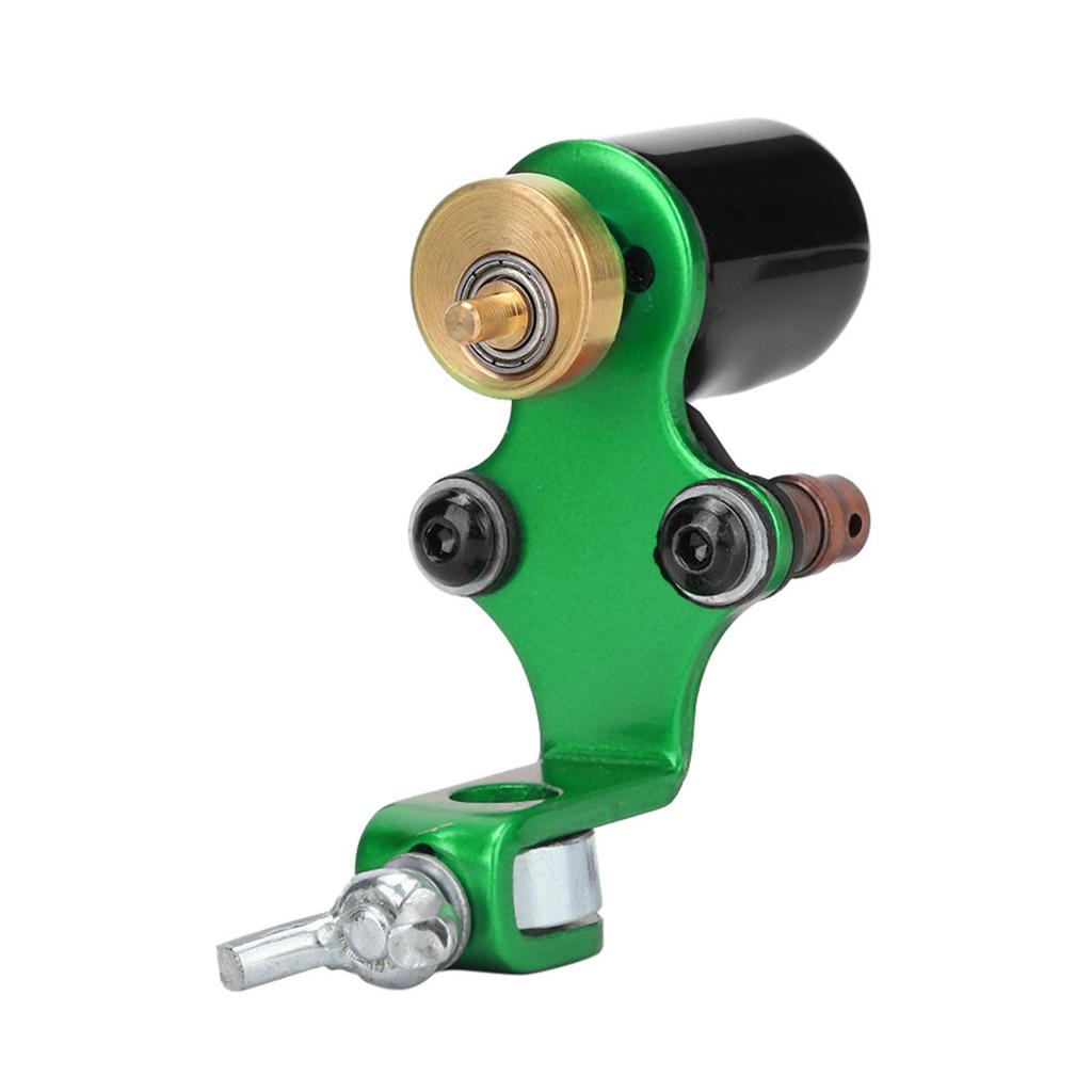 Alloy Rotary Tattoo Machine Liner Shader Strong Motor Gun Coloring Permanent Makeup ToolGreen