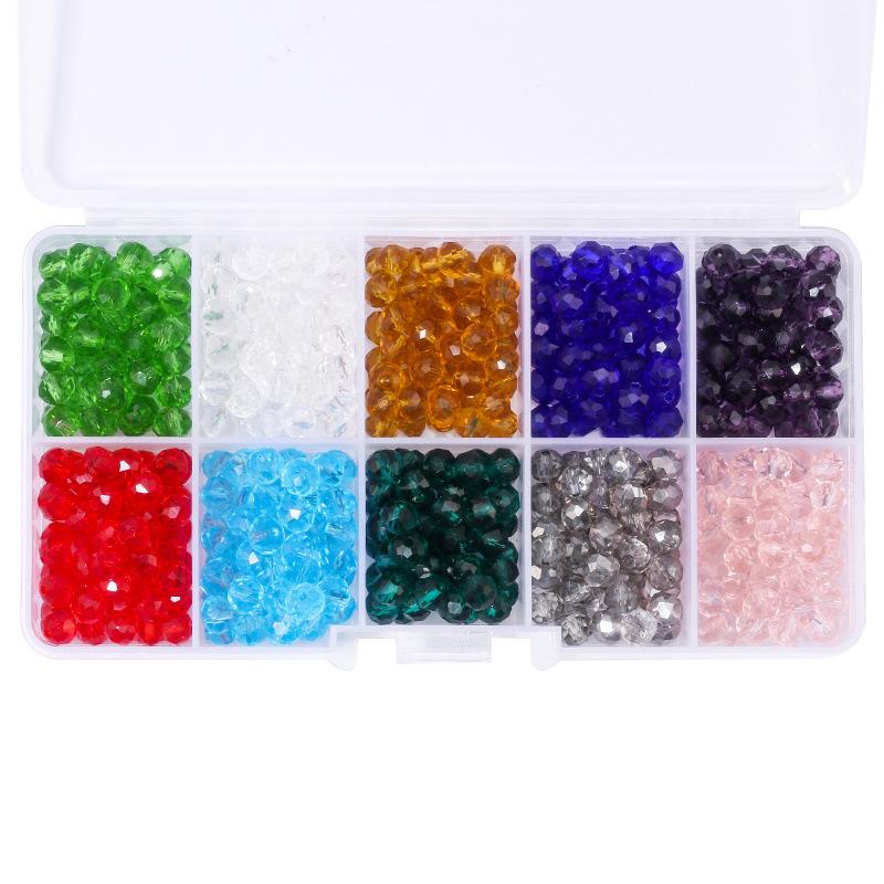 24-Grid Crystal Beads Box for DIY Jewelry: Necklace, Bracelet, Bag Chains