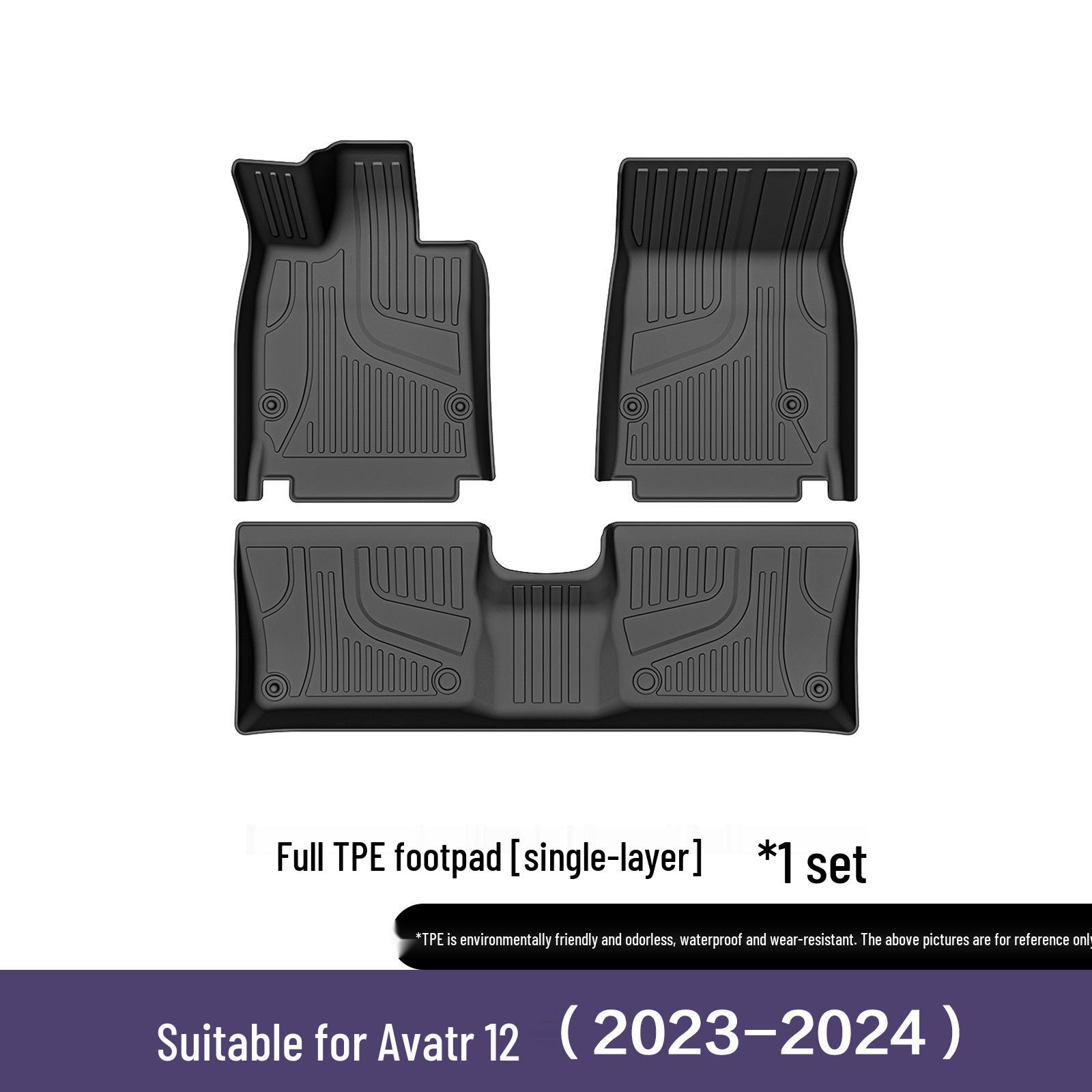 Avita 12 Custom TPE Eco-Friendly Car Floor Mats