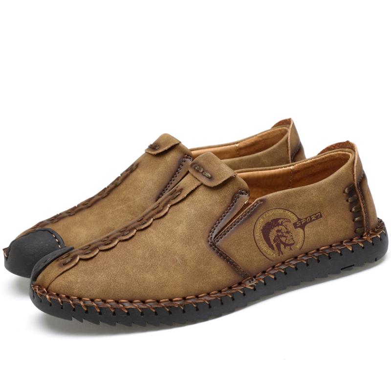 

Кожаная обувь большого размера 38-47. Мужские мокасины. Повседневная обувь. Кожаная обувь ручной работы. Мужские лоферы. 47 хаки