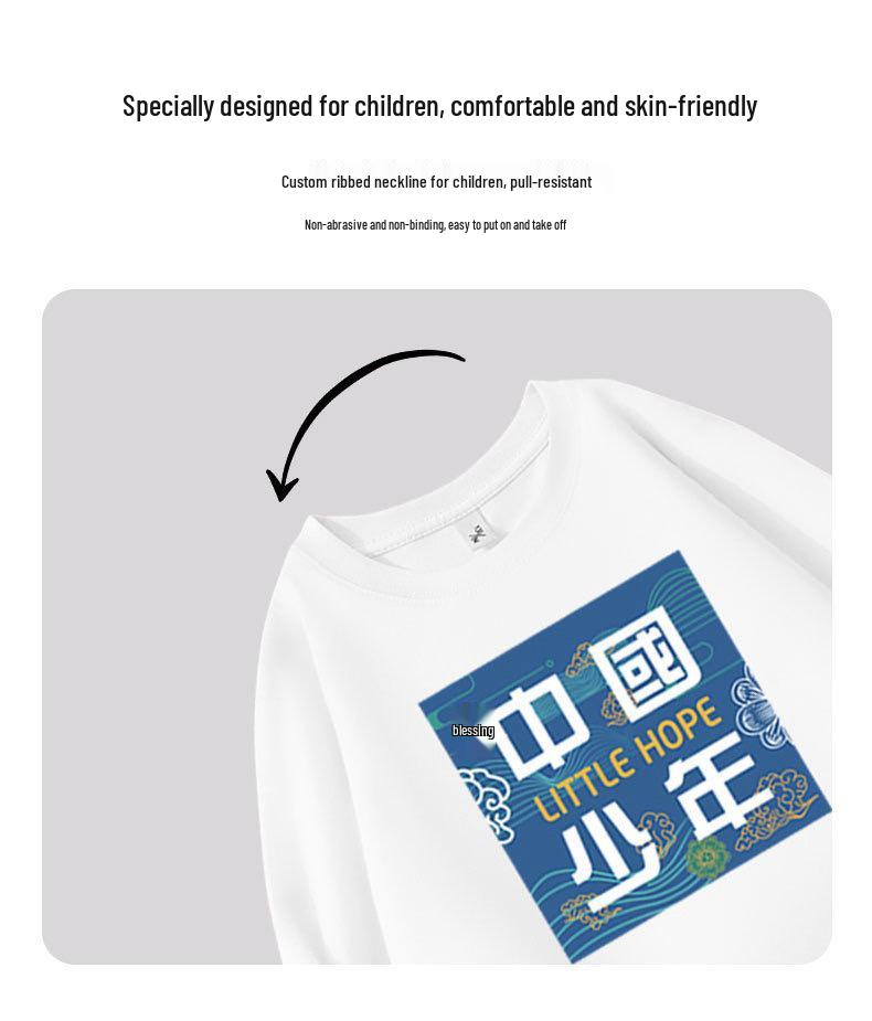 Kids' Long-Sleeve T-Shirt for Boys - Autumn Thin Cotton Outerwear, Style 20245, Perfect for Spring and Fall