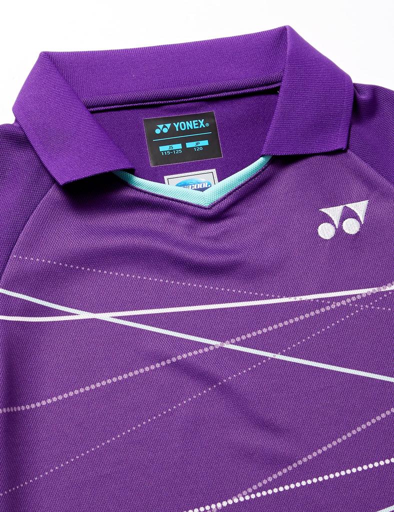 Yonex Tennis Game Purple J130 Shirt, Kids, (039)