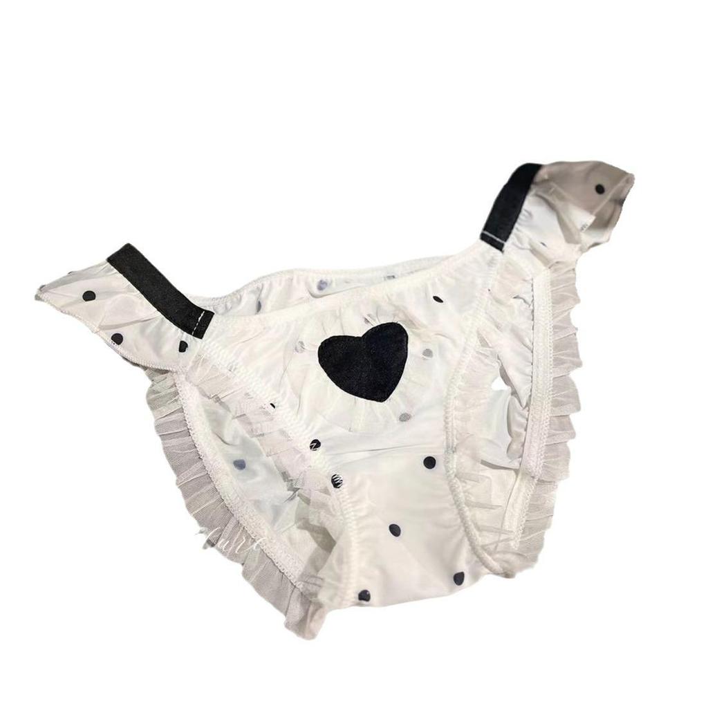 Ice Silk Sweetheart Christmas Triangle Panties: Cute, Girlish, Sexy, All-Cotton Gift