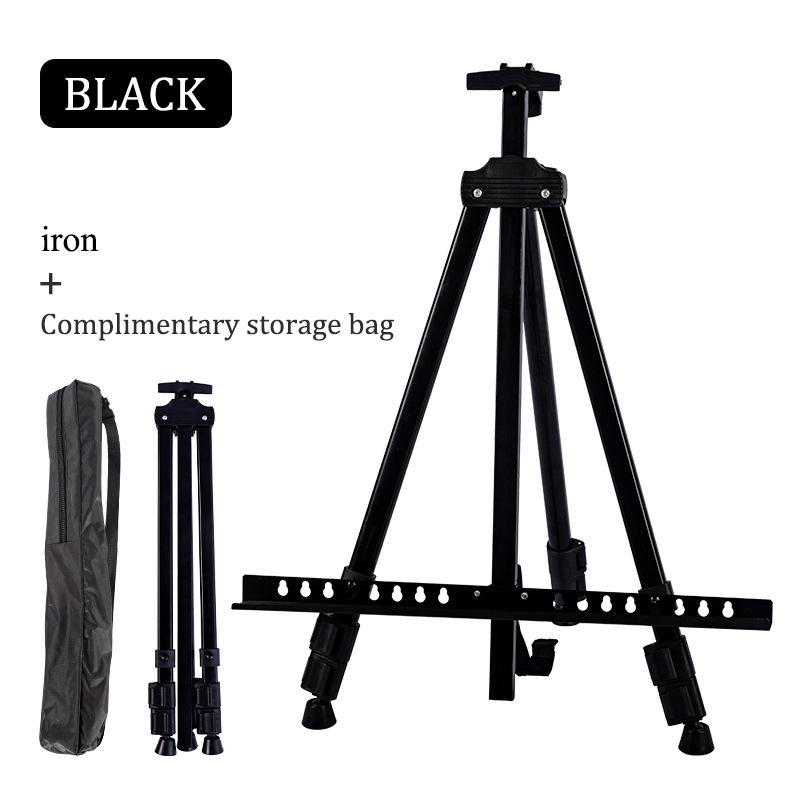 

Portable Shrinkable Drawing Board Stand,Metal Easel,Foldable Tripod,Height Adjustable,Art Supplies Sketch tools,160cm Height