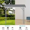 Portable Outdoor Folding Table w/Rectangular Design, Multi-Use Camping/Home/Learning Dining Table - Lightweight & Space-Saving
