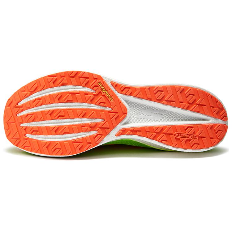 Skechers Mens Go Lightweight Comfortable Durable Breathable Low-Top Running Shoes Men sneaker Green Orange 246063-GROR