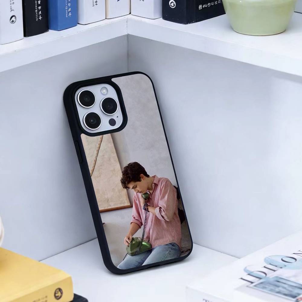 J-Timothee Chalamet Phone Case For iPhone17,16,15,14,13 Plus,Pro Max Magnetic For Magsafe Wireless Charging