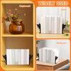 Peeping Cat Metal Bookend Cute Cat Desk Decorative Bookend Bookshelf Decoration for Bookshelf Office Desk Home Present