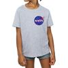 NASA Girls Classic Insignia Chest Logo Cotton T-Shirt