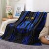 Football Club Internazionale Milano Flannel Blanket, High quality Comfortable for All Seasons, Home Decor, Warmth and Comfort