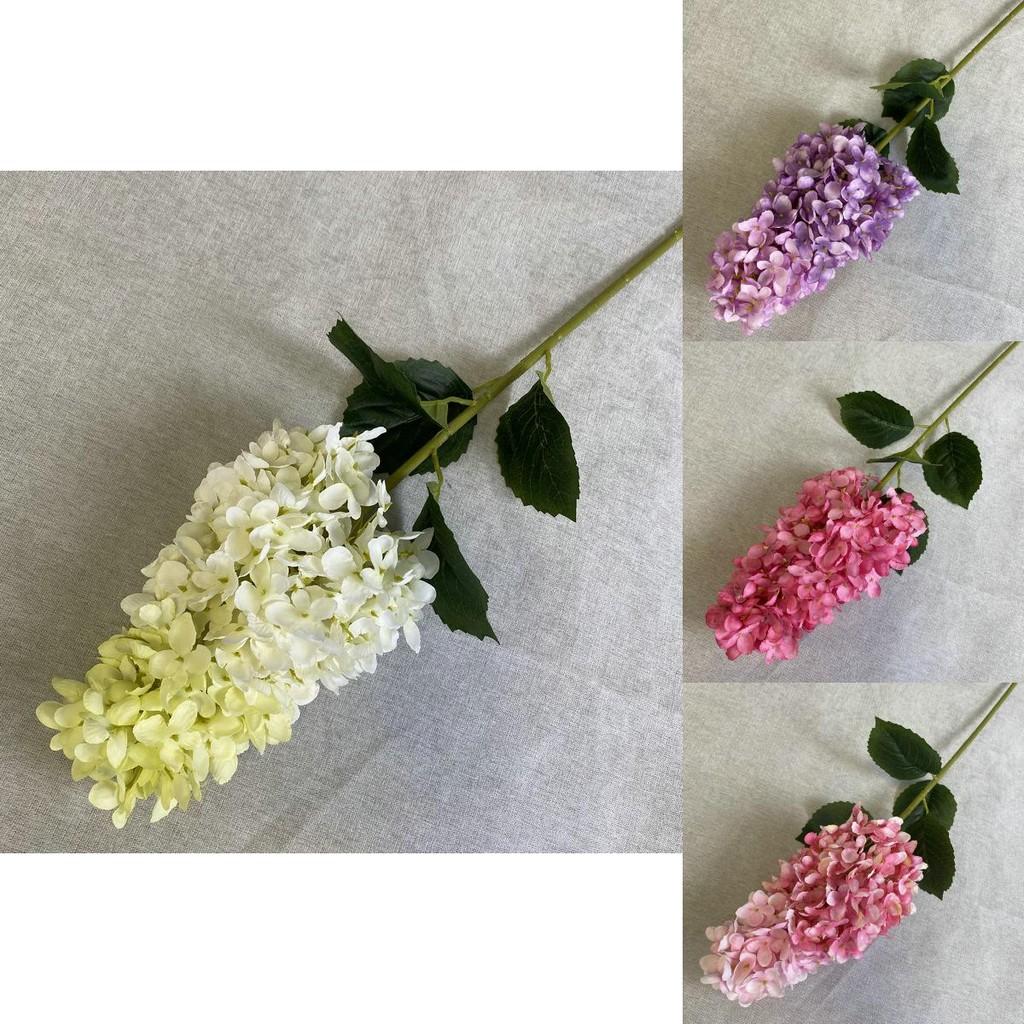 Faux Hydrangea Floral Arrangement 82in Silk Stems For Event Backdrop And Bridal Bouquet