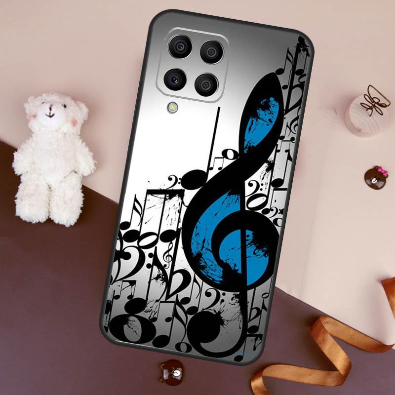 Music Note Symbol Piano Case For Samsung Galaxy M36 M55 M35 M15 M56 M16 M54 M14 M34 M31 M11 M13 M53 M12 M32 M52 M06