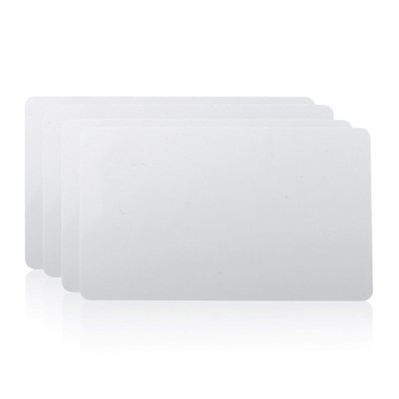 1 Set of 200 Pieces 215 Card Chip Waterproof Blank White PVC Cards Enabled Mobile Phones and Devices