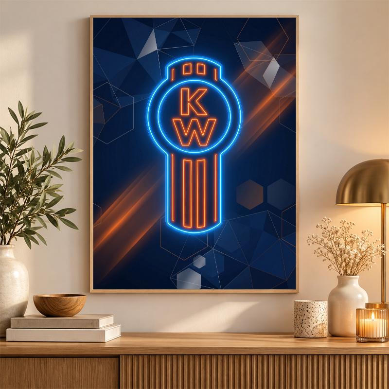 Kenworth Diamond Painting Kit 5D Full Drill DIY Diamond Mosaic Wall Art Home Decor