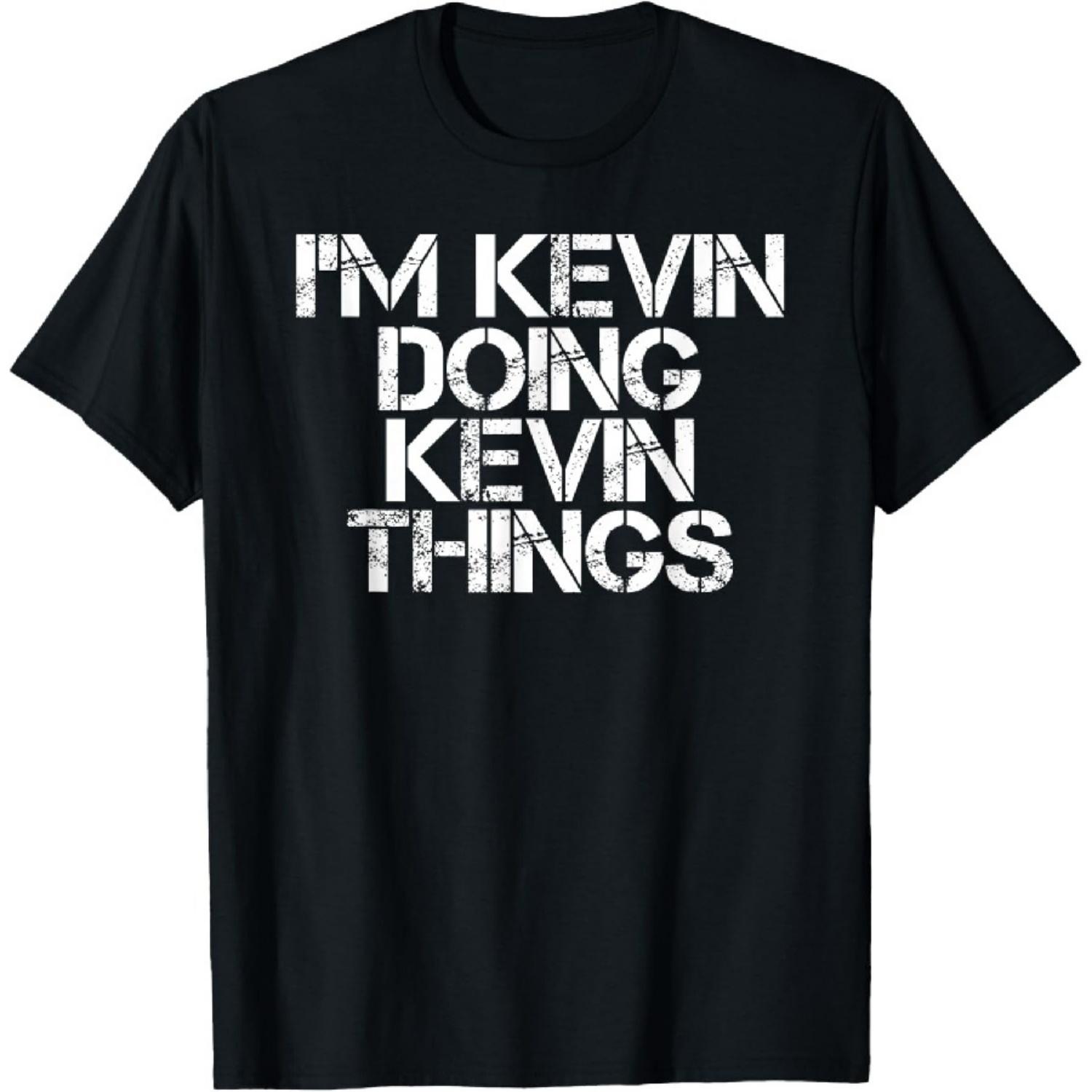 Я КЕВИН, ДЕЛАЮ КЕВИНСКИЕ ВЕЩИ Футболка Забавная Идея для Рождественского Подарка S