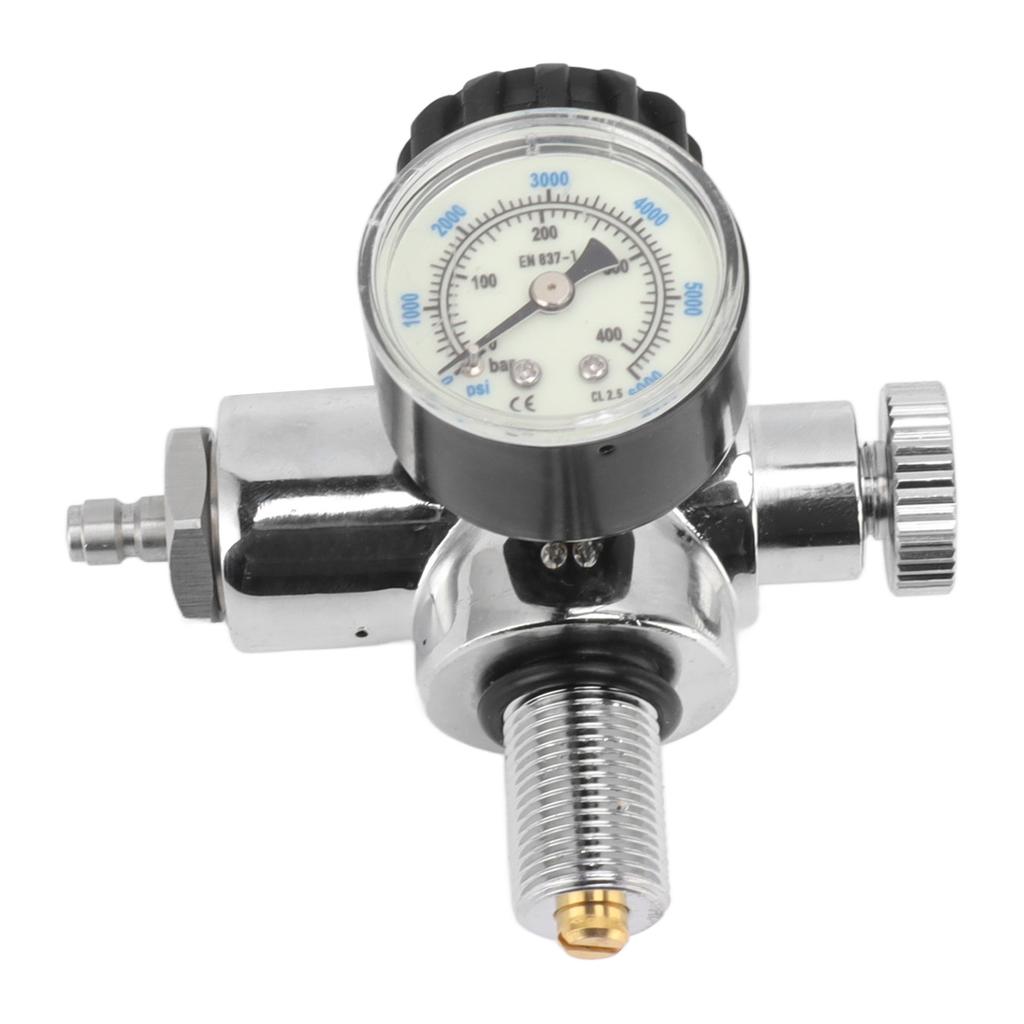 6000psi 400Bar Diving Tank Pressure Gauge M18x1.5 Scuba Diving Tank Pressure Gauge Double Scale Luminous Meter