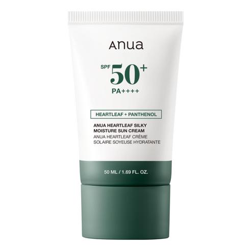 ANUA Heartleaf Silky Moisture Sunscreen SPF50+ PA++++ UV Protection 50ml