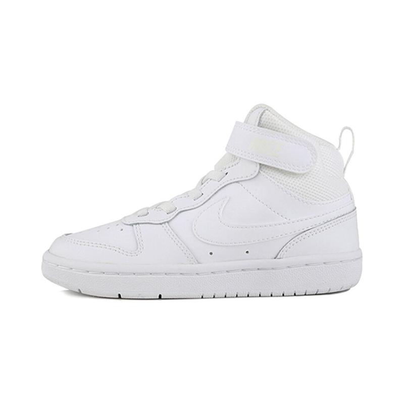 

Nike Court Borough Mid 2 Triple White PS Sneakers CD7783-100 32